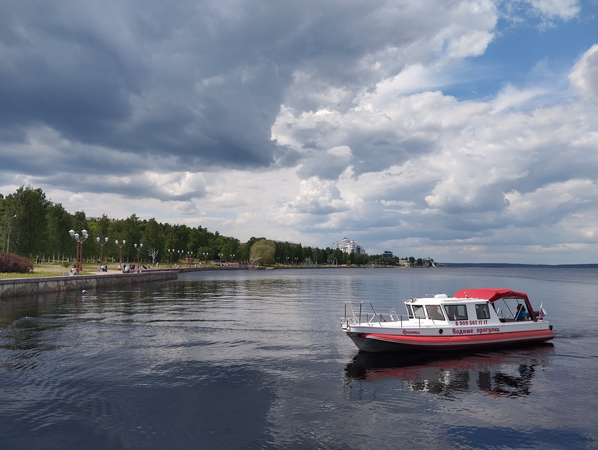 #Карелия #Петрозаводск #набережная #Онега 08.06.2024 #водные #прогулки