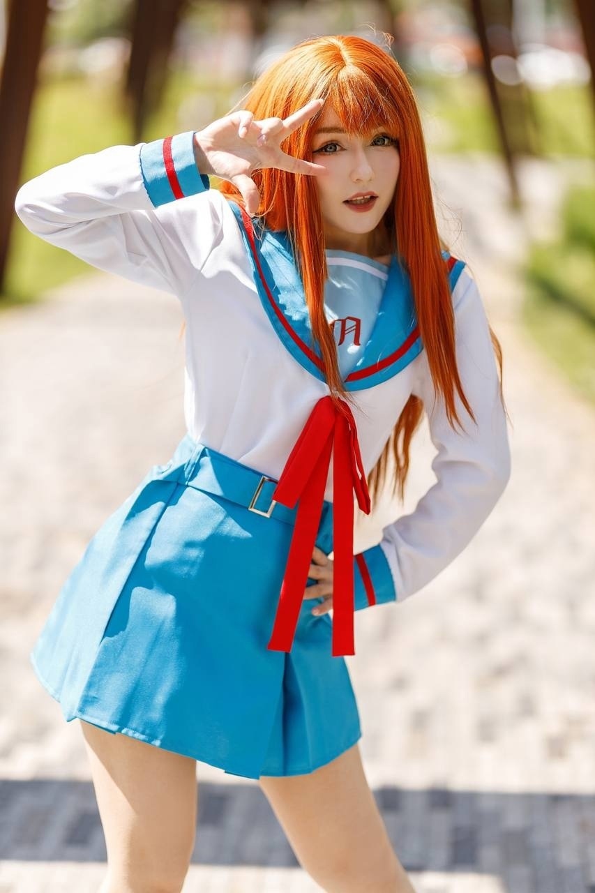 Персонаж: Mikuru Asahina 
Фандом: The Melancholy of Haruhi Suzumiya 
Косплеер: Kuromimio
#косплей #cosplay