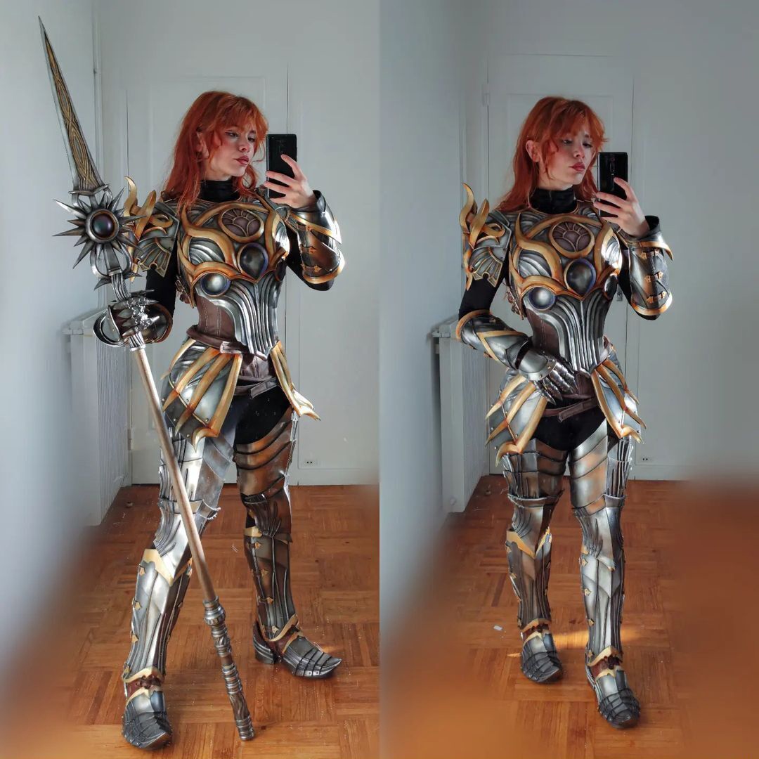 🦄 #ero_cosplay, #Baldurs_Gate_3, #Shadowheart, #Armored_Women, #рыжая